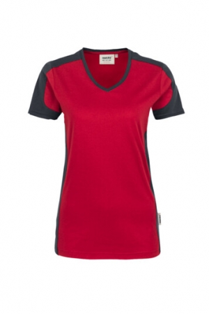 Damen V-Shirt - CONTRAST