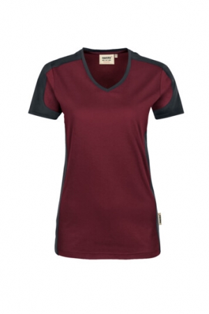 Damen V-Shirt - CONTRAST