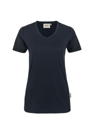 Damen V-Shirt - CONTRAST